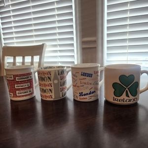 Bundle of 4 UK coffee cups 🇬🇧